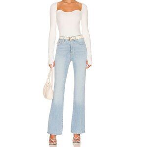 Lovers and Friends Greyson Ultra High Rise Slim Boot in cypress size 28